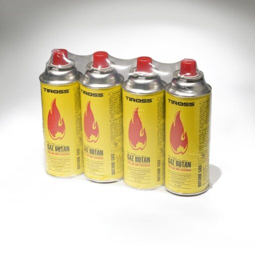 Butano dujos Tiross 400ml 4vnt
